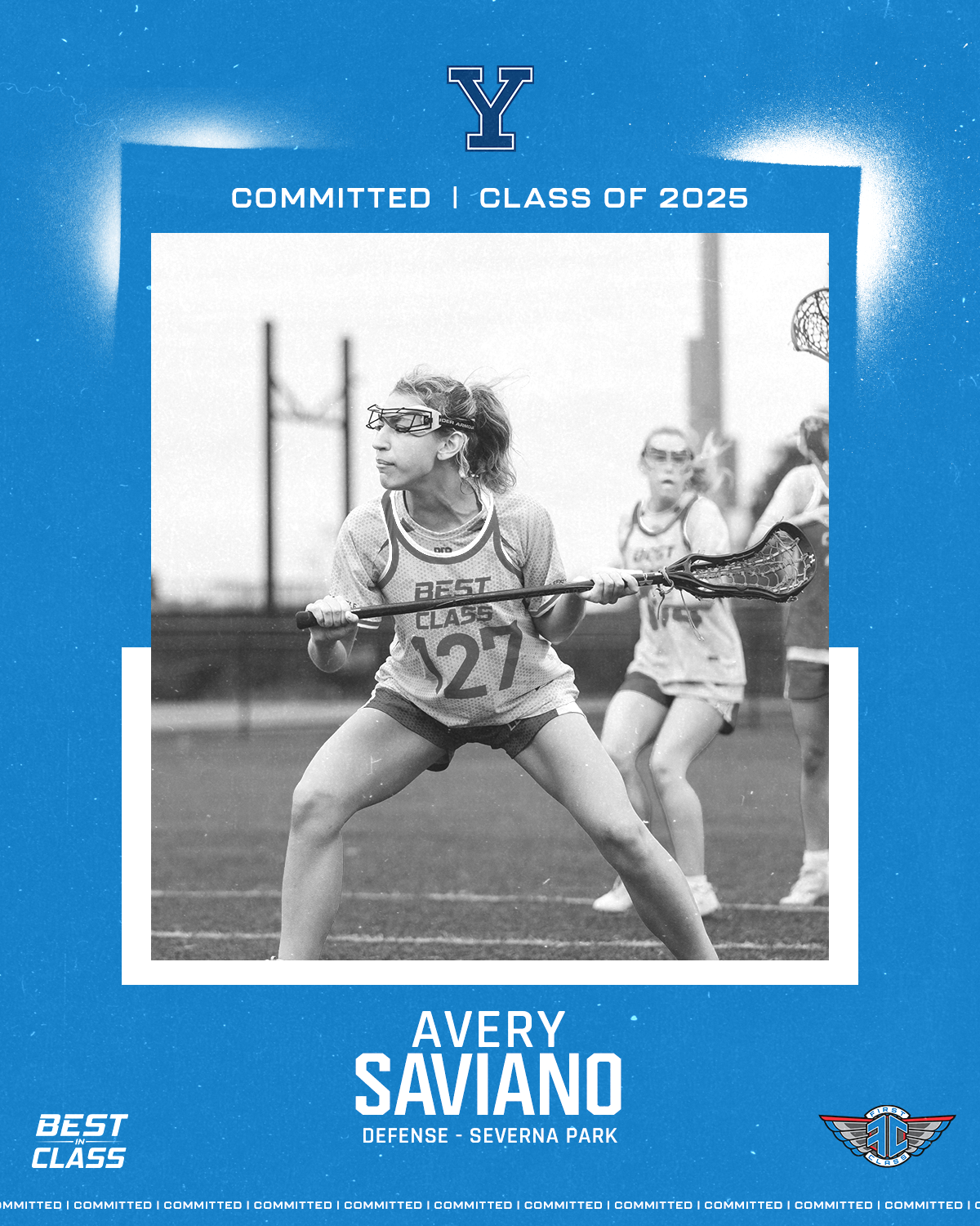 Avery Saviano Commitment Graphic