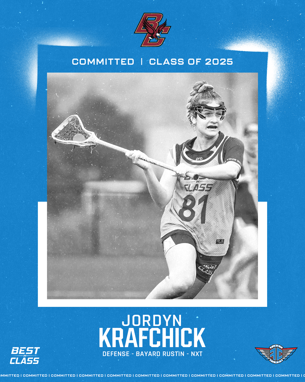 Jordyn Krafchick Commitment Graphic