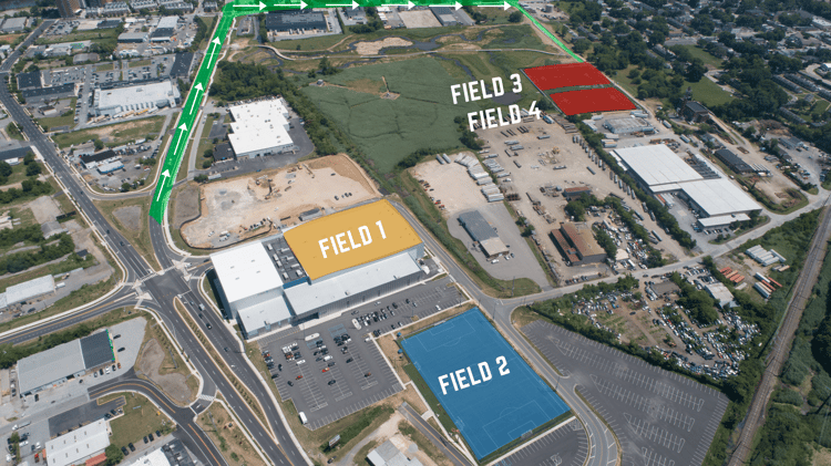 Chase Fieldhouse Map