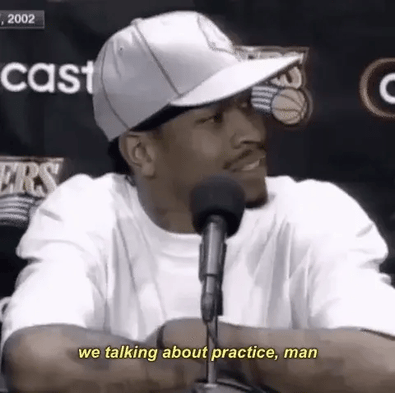 allen iverson practice