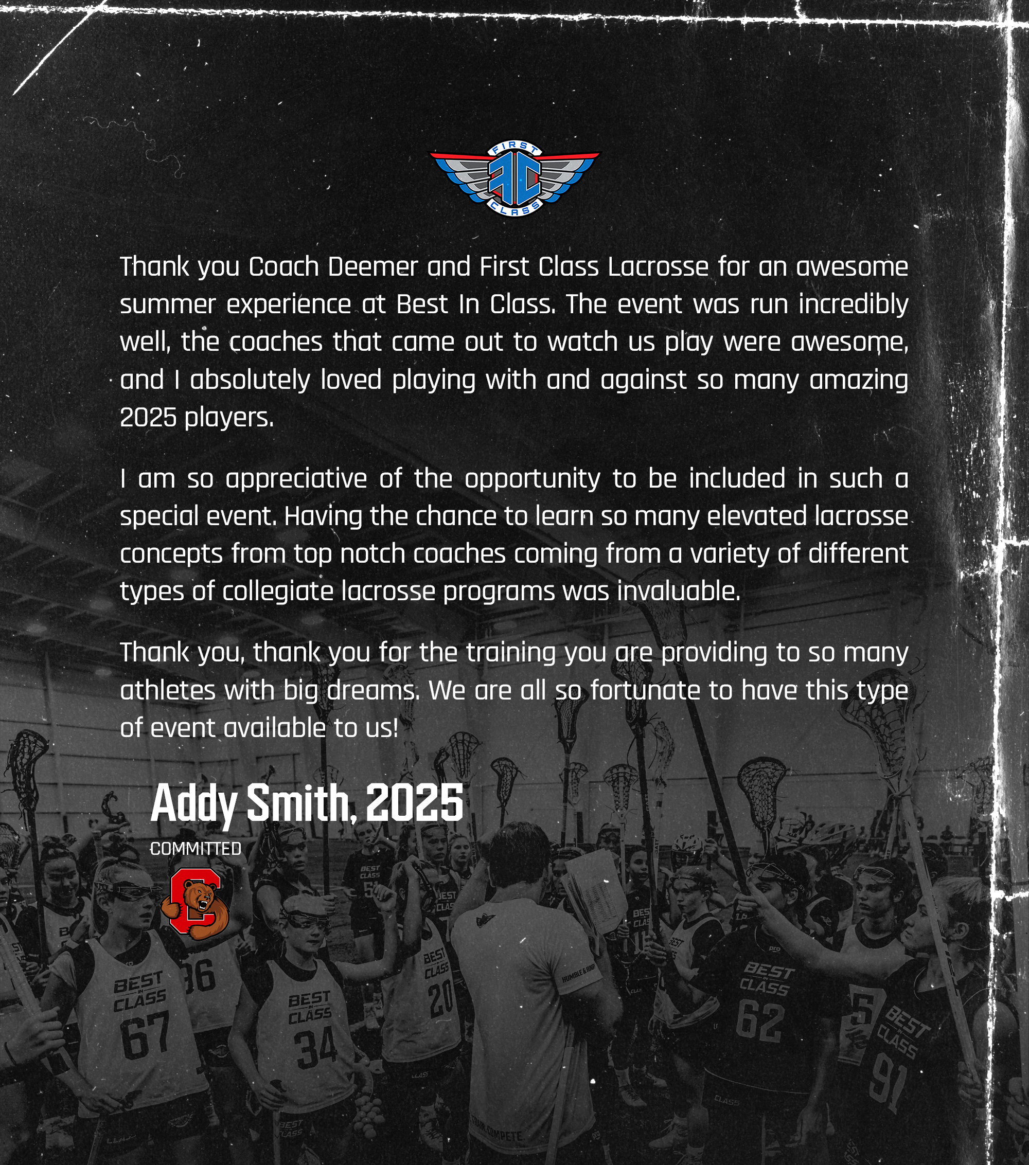 First-Class-Lacrosse-Addy-Smith-Testimonials